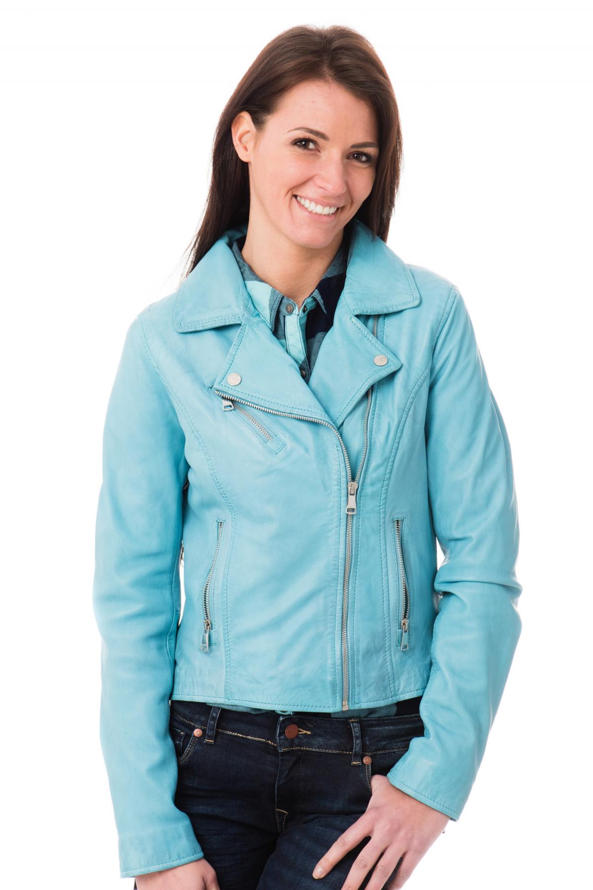 Turquoise redskins blue perfecto for women - Image n°3