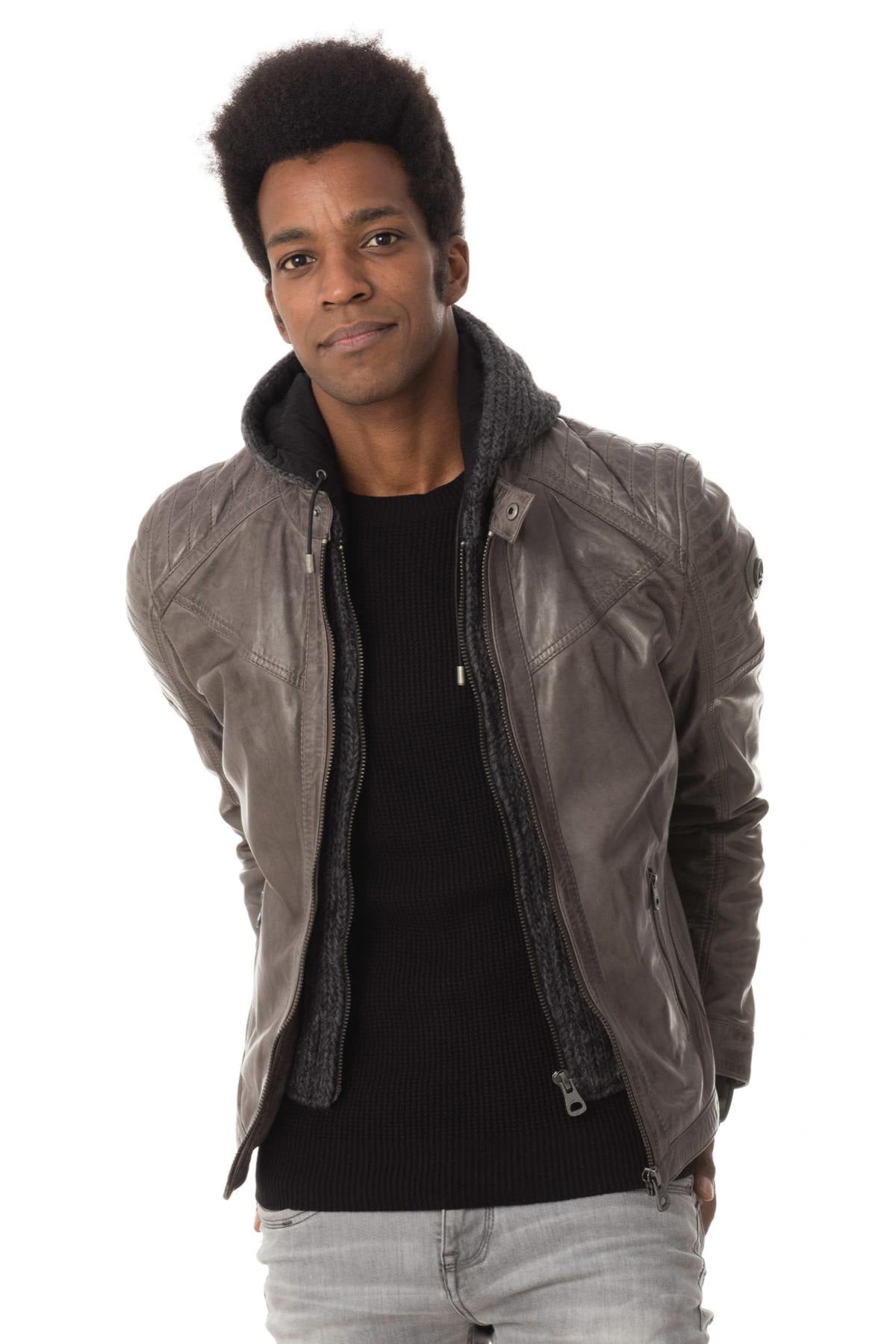 men's redskins lambskin jacket - Image n°3