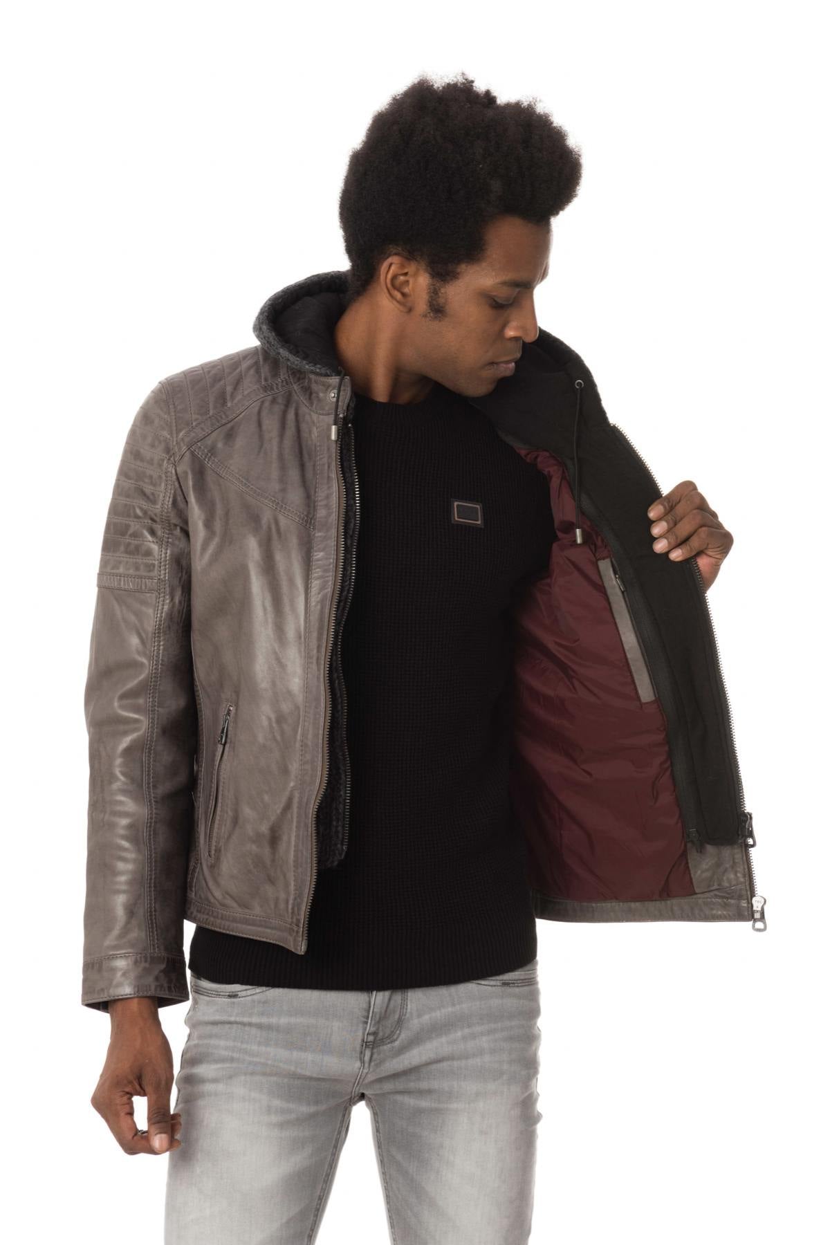 men's redskins lambskin jacket - Image n°6