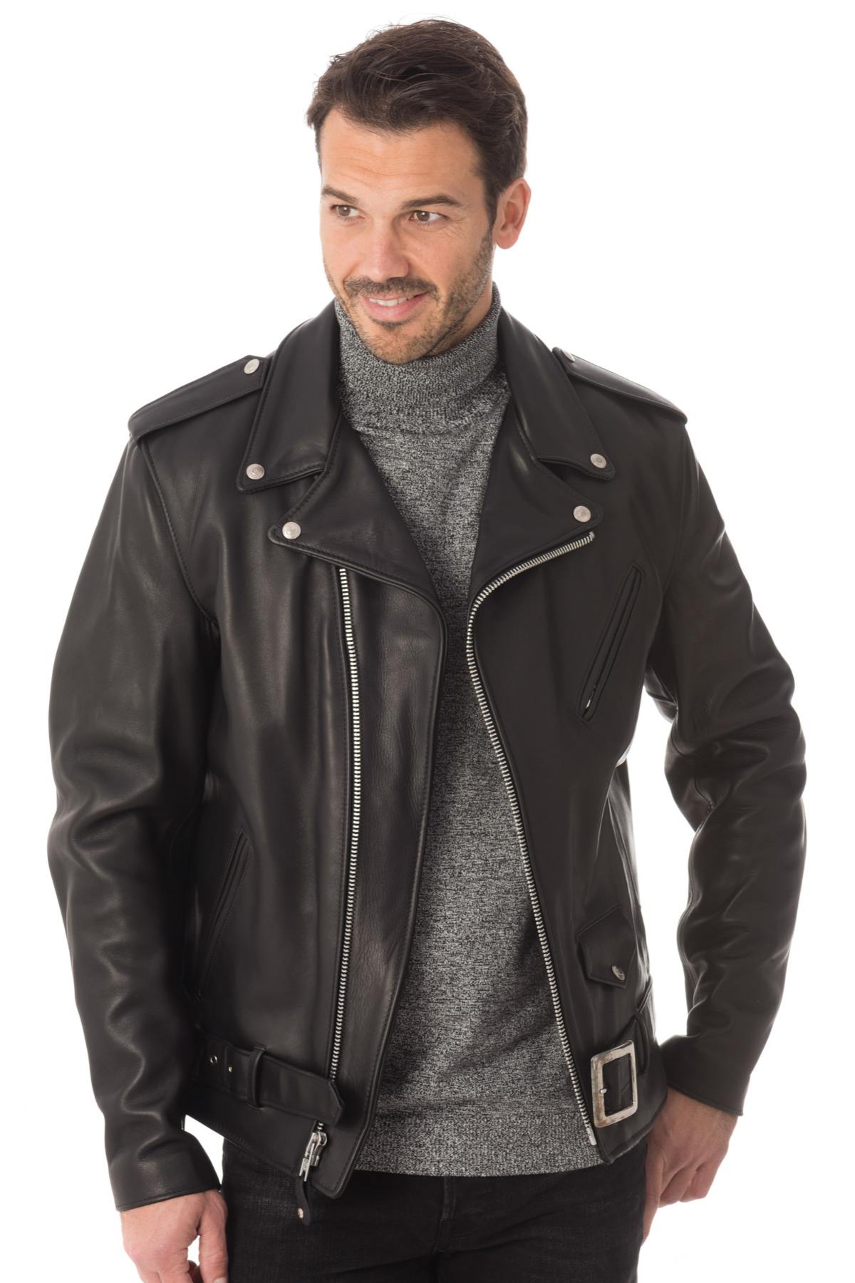 Schott perfecto in black cowhide - Image n°2