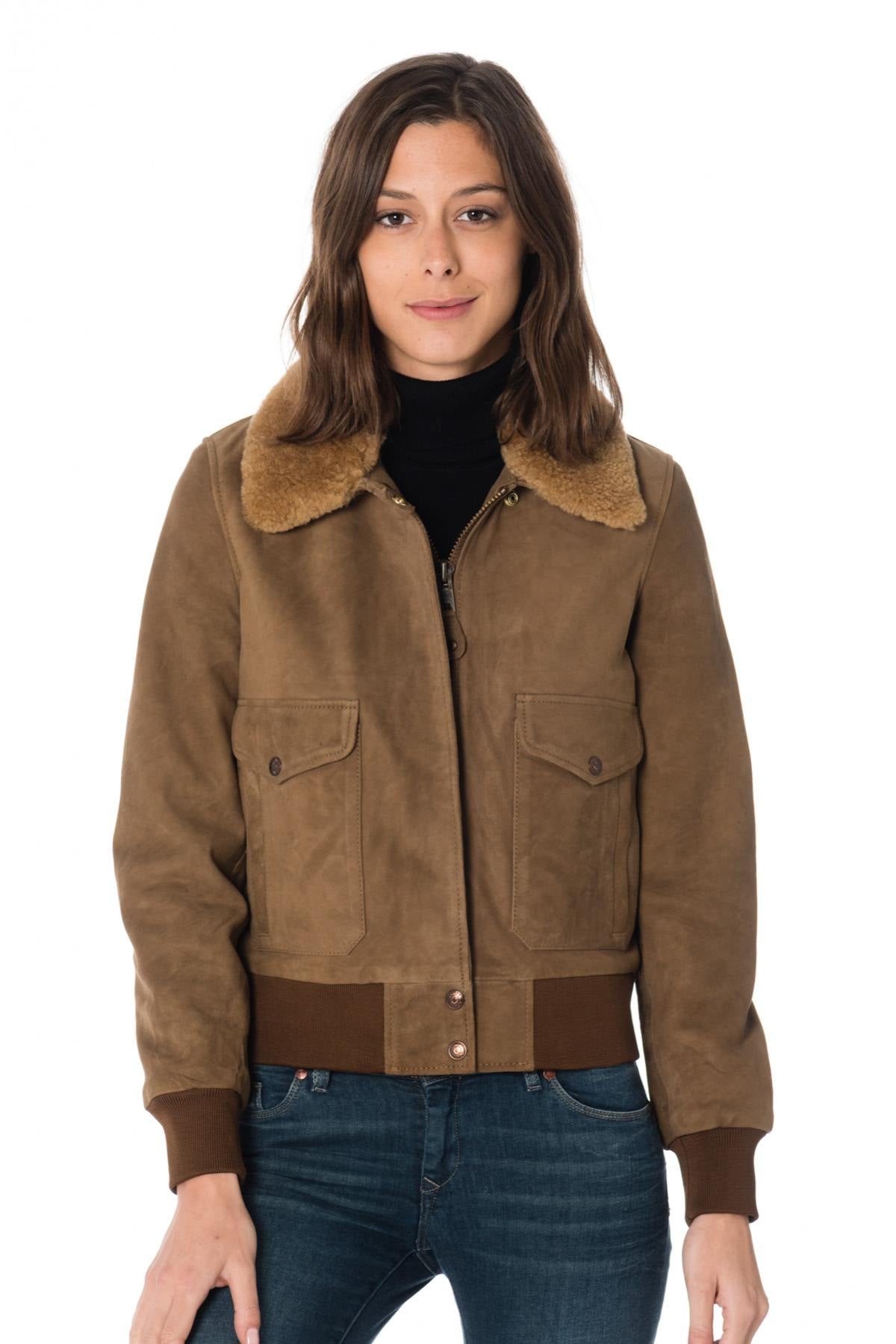 Schott women's bomber jacket - Image n°1