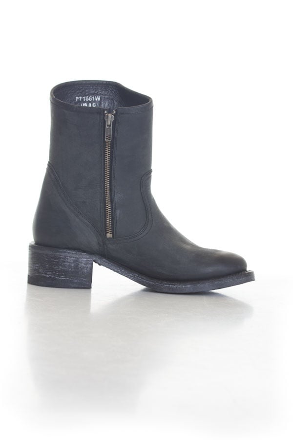 Schott Women's Black Leather Ankle Boots - Image n°2