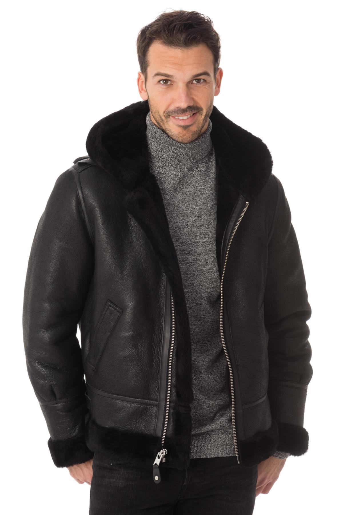  Sheepskin leather bomber - Image n°3