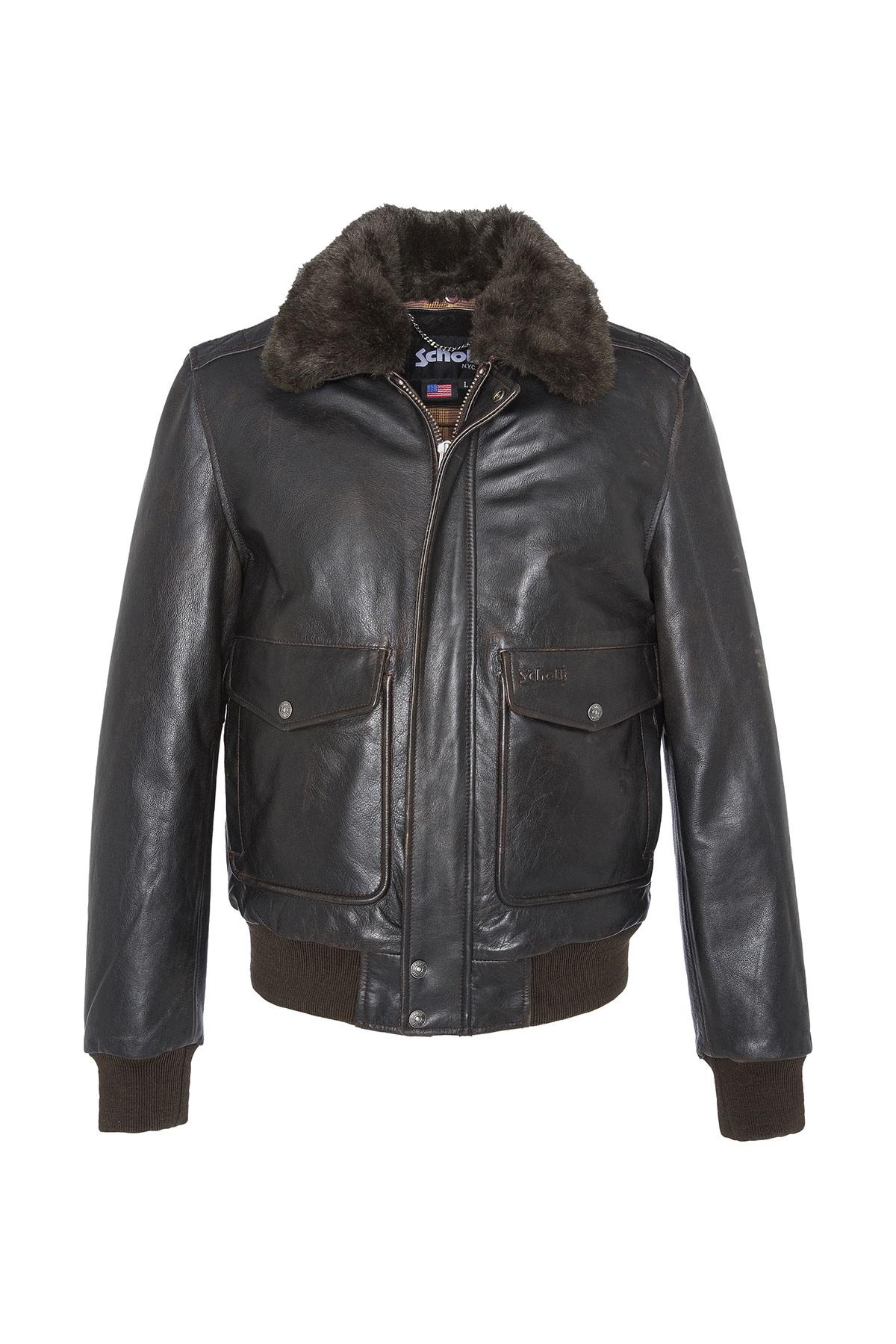 Men's aviator in cowhide leather - Image n°3