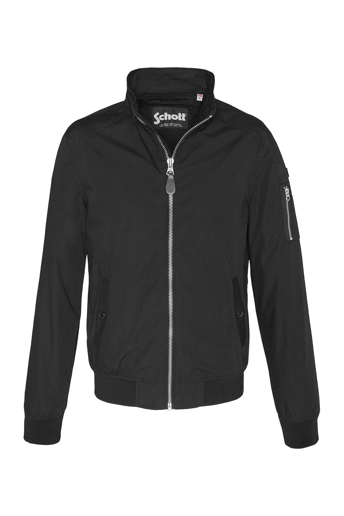 Schott Black men's jacket - Image n°3