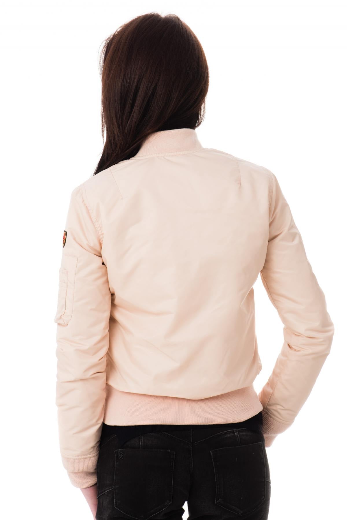 Pale pink original Schott bomber jacket - Image n°6