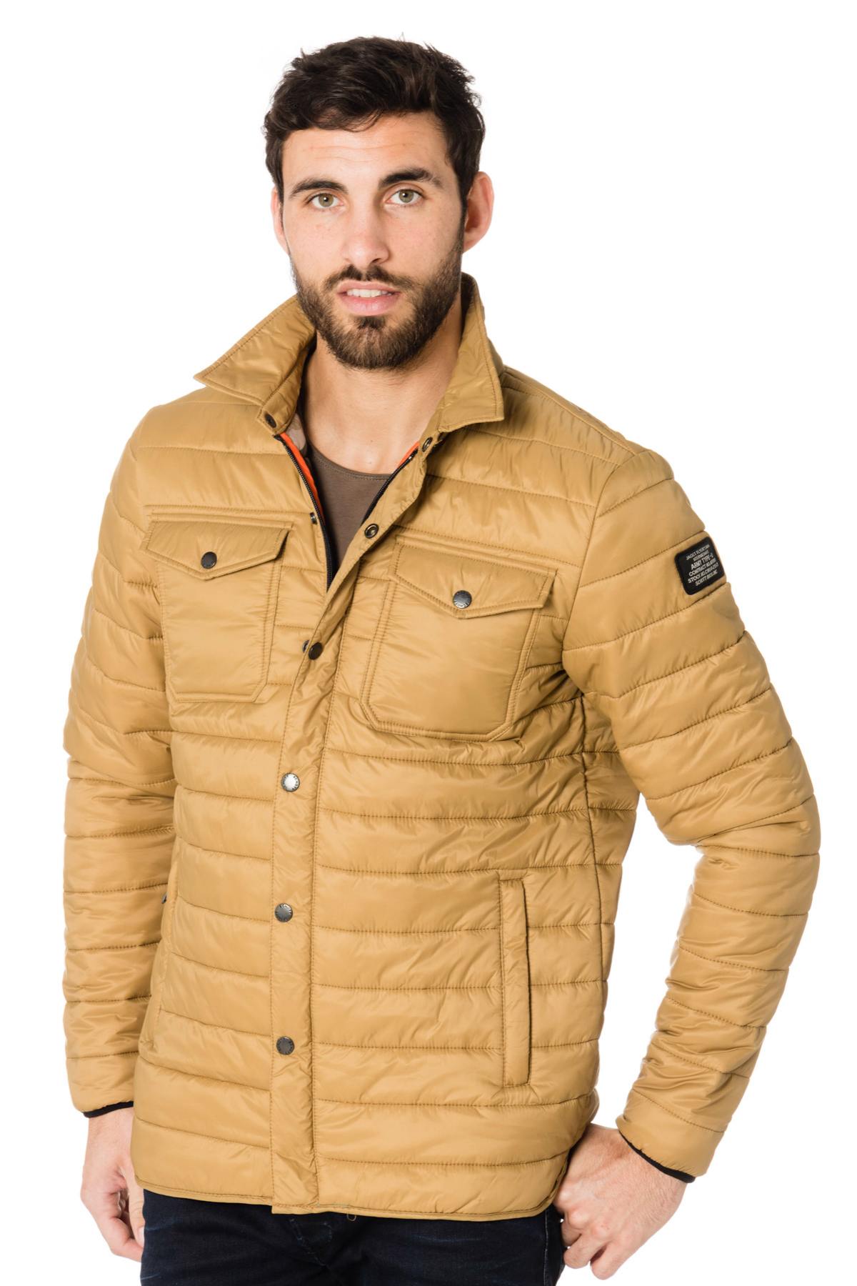 Schott ocher fine down jacket - Image n°3