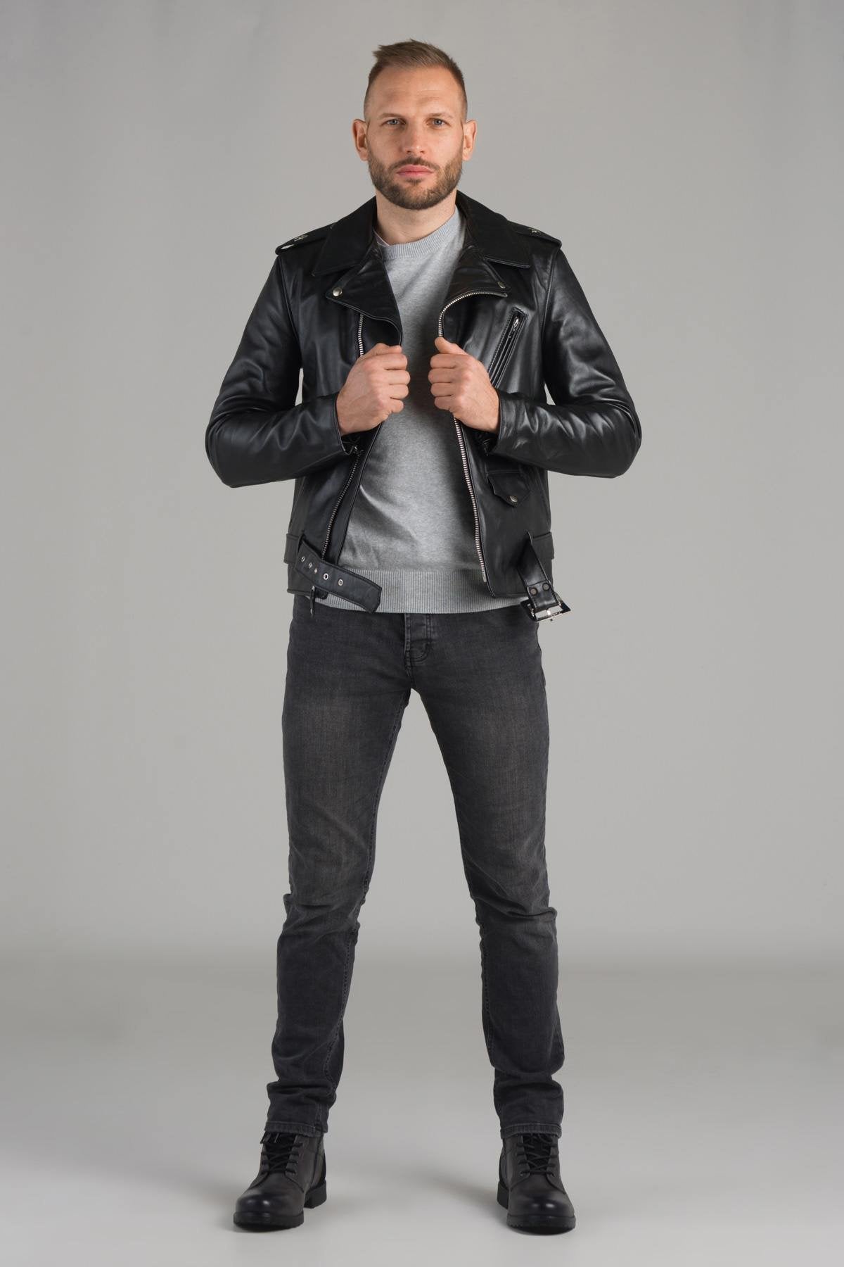 Perfecto in black horse leather - Image n°6