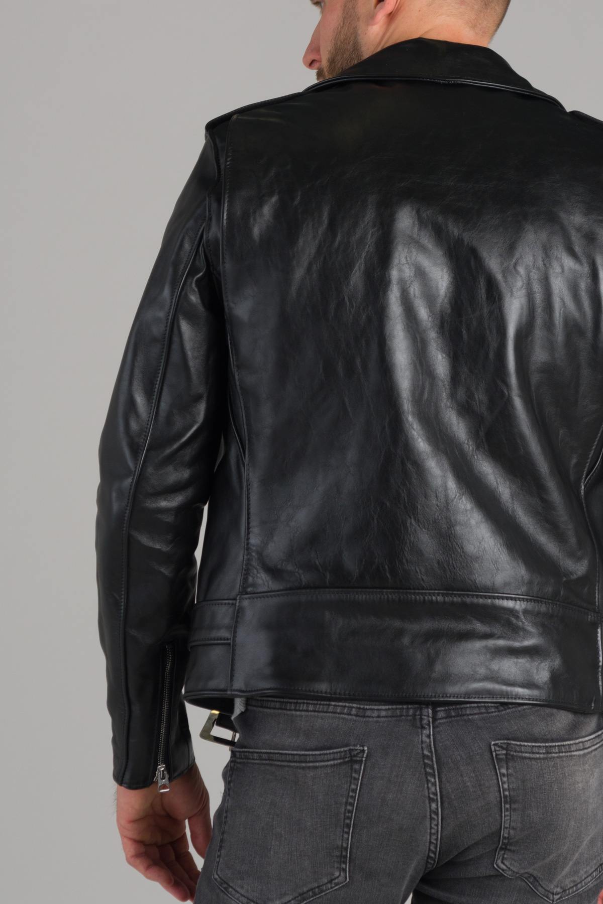 Perfecto in black horse leather - Image n°9