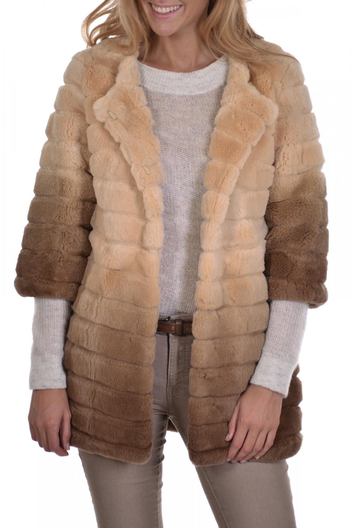  Serge Pariente rabbit fur coat - Image n°1