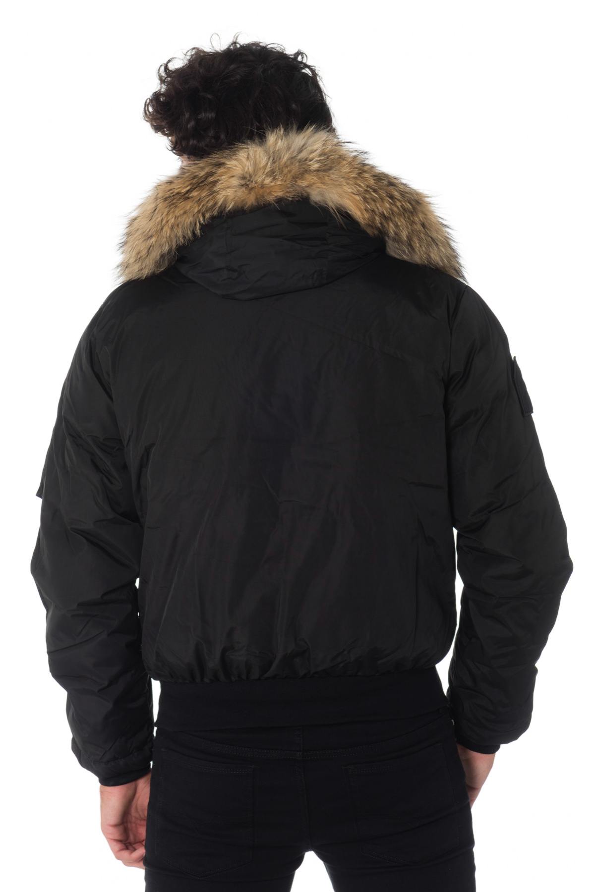 Hooded bomber jacket with raccoon fur The New Designers - Image n°6