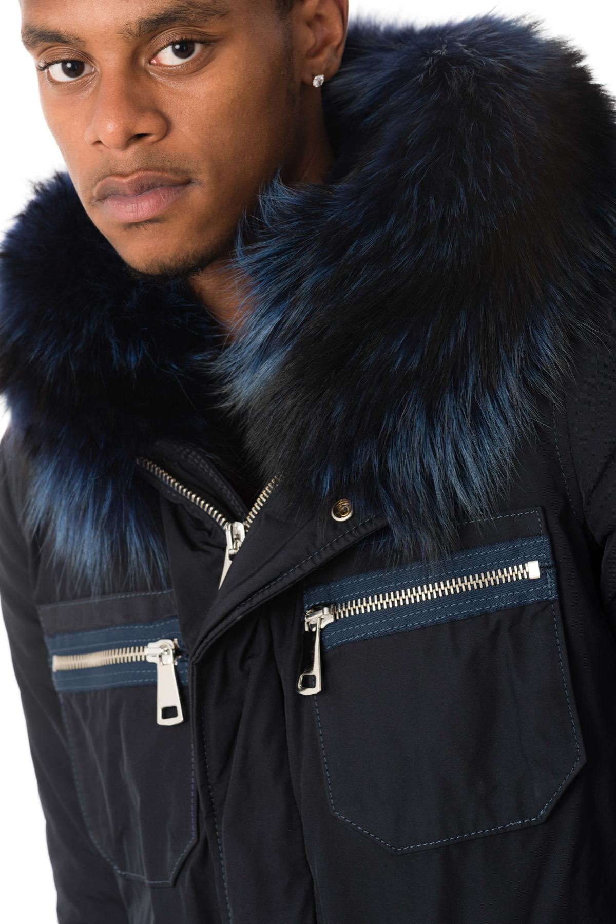 Men's jacket with fox fur - Image n°7