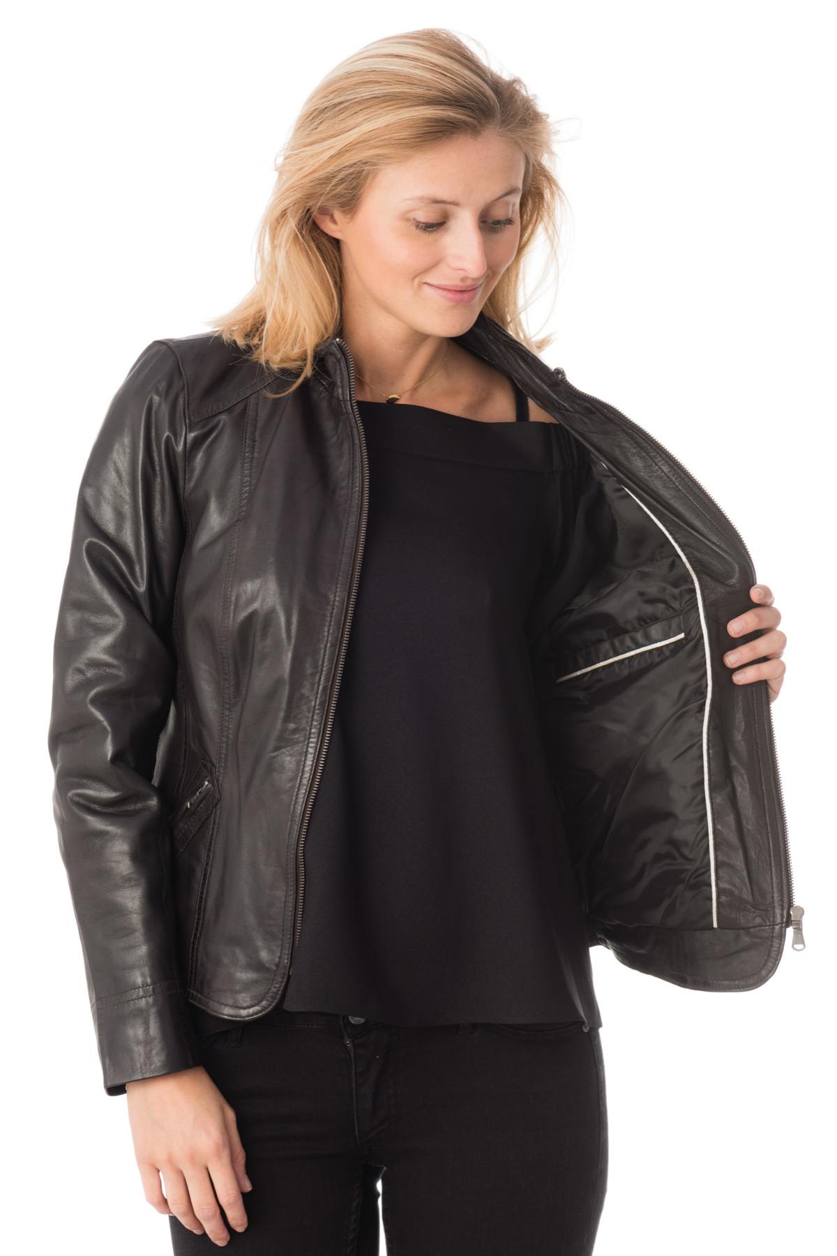 Existenz sheepskin leather jacket - Image n°4