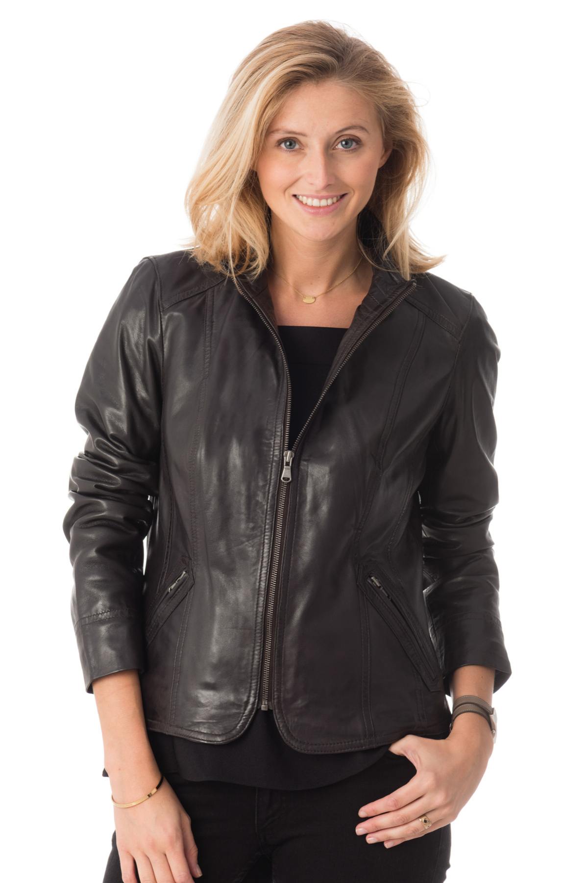 Existenz sheepskin leather jacket - Image n°1