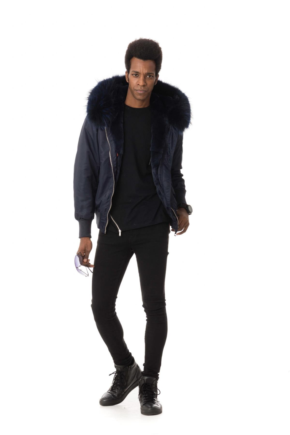 Jacket with removable fur vest - Image n°2