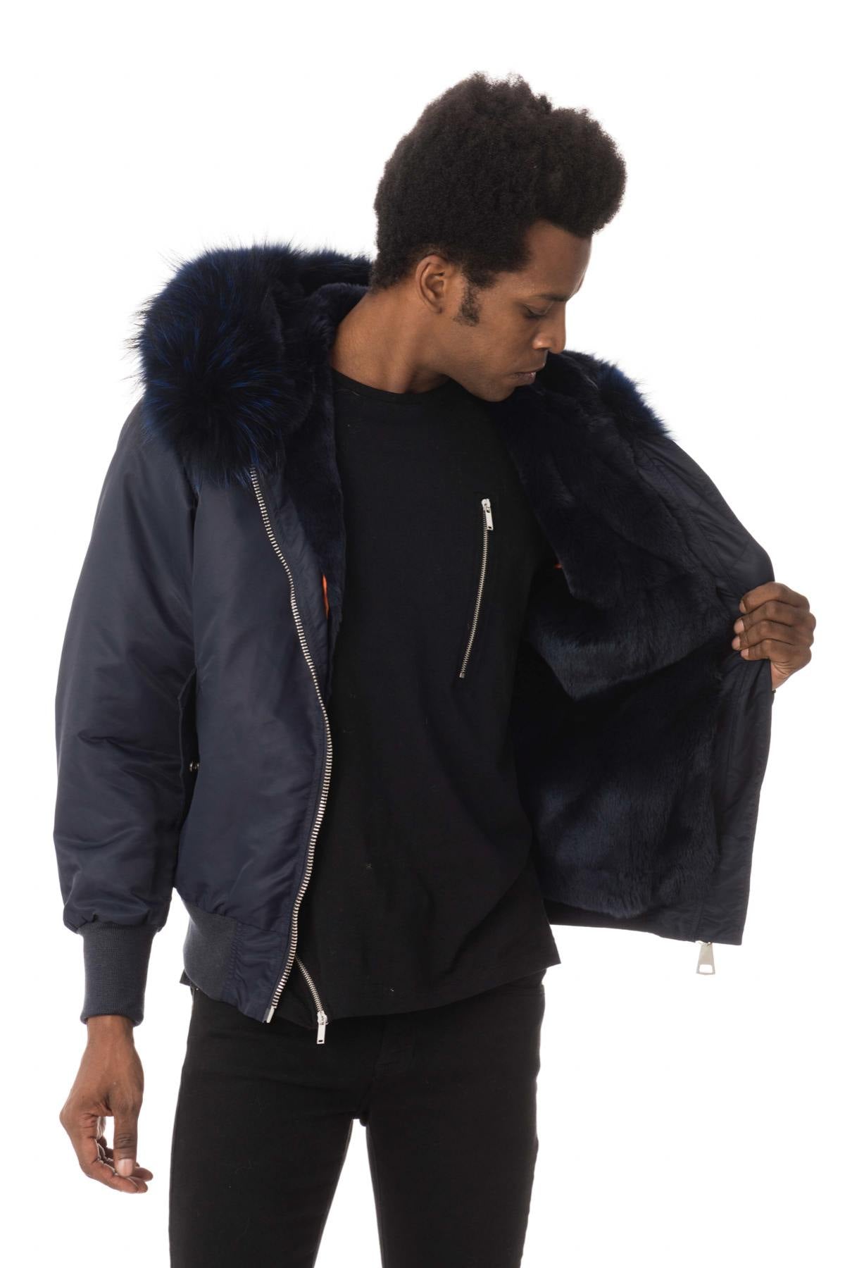 Jacket with removable fur vest - Image n°4