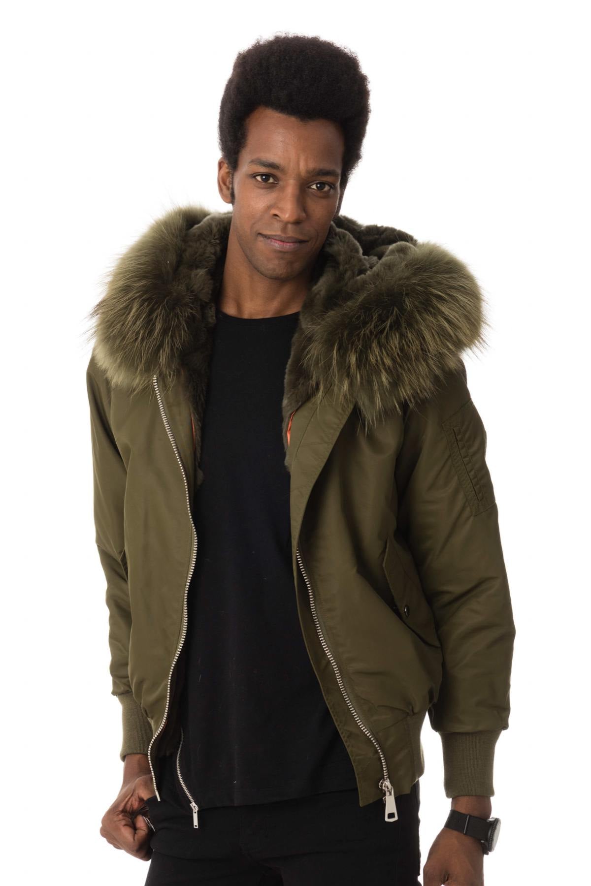 Jacket with removable fur vest - Image n°4