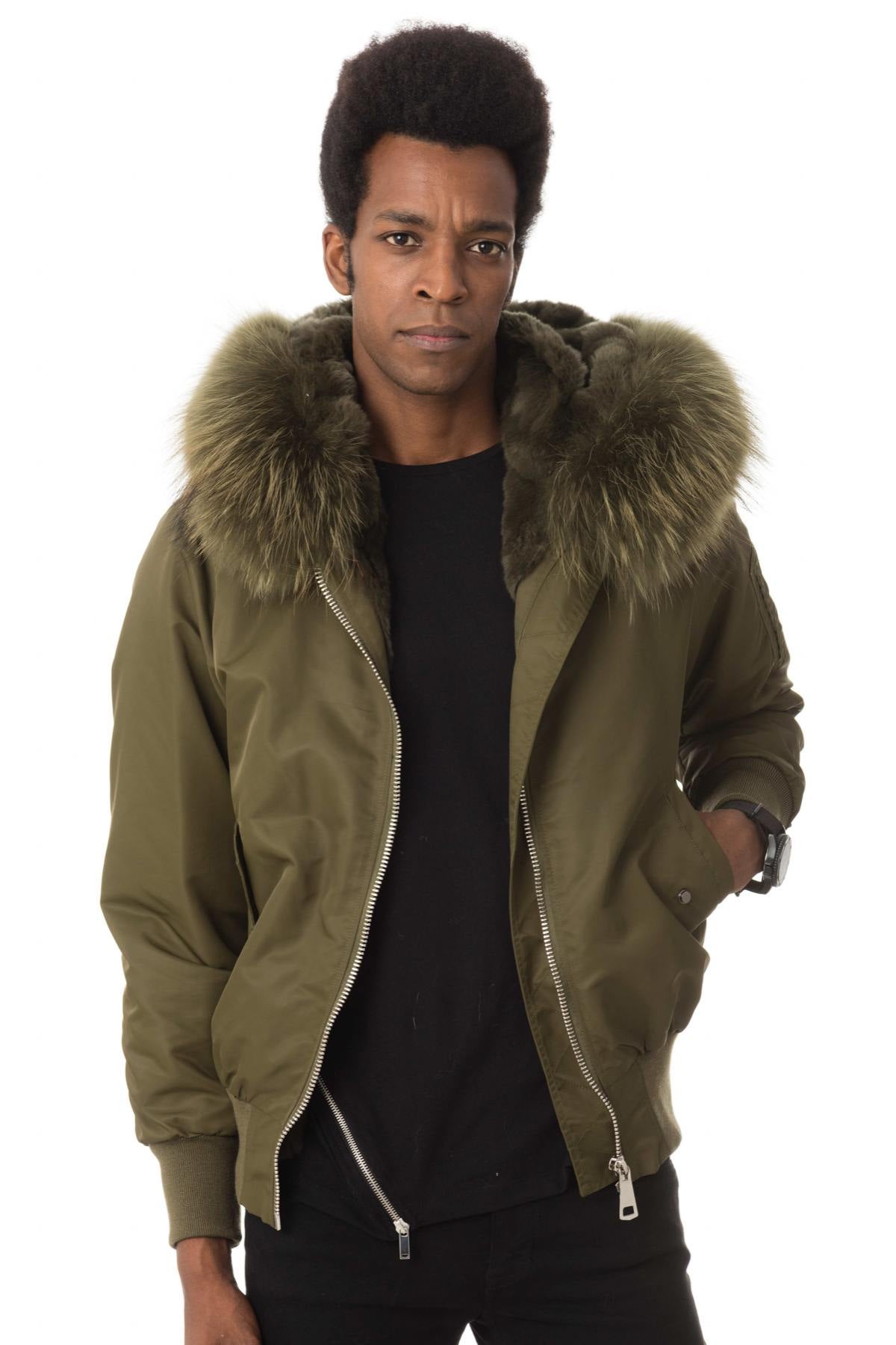 Jacket with removable fur vest - Image n°3