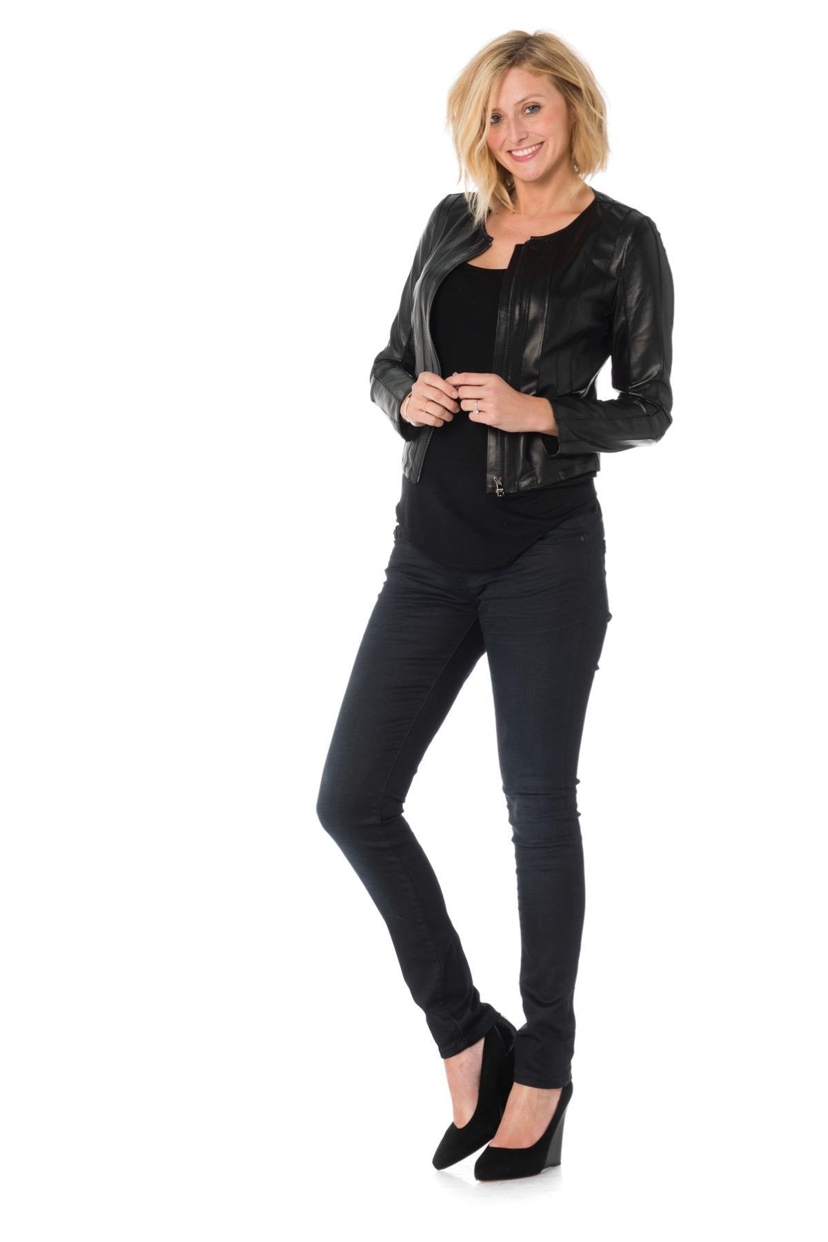 Very light women's lambskin jacket - Image n°3