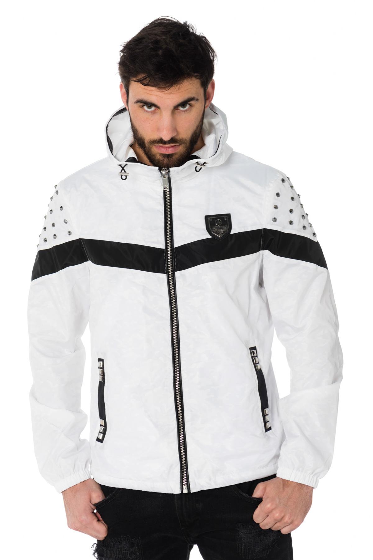 Horspist White Polyester Jacket - Image n°1