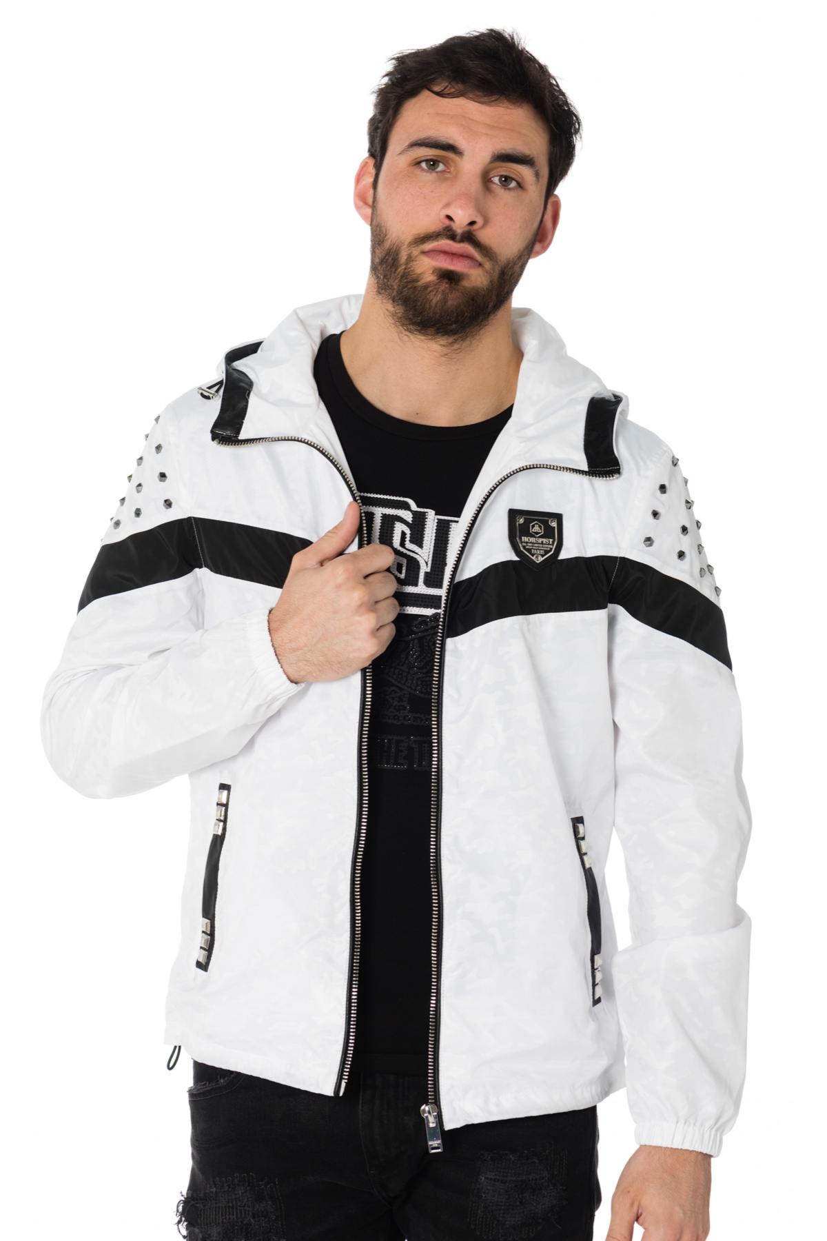 Horspist White Polyester Jacket - Image n°4