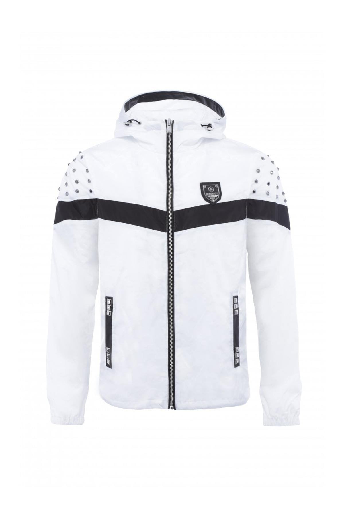 Horspist White Polyester Jacket - Image n°3