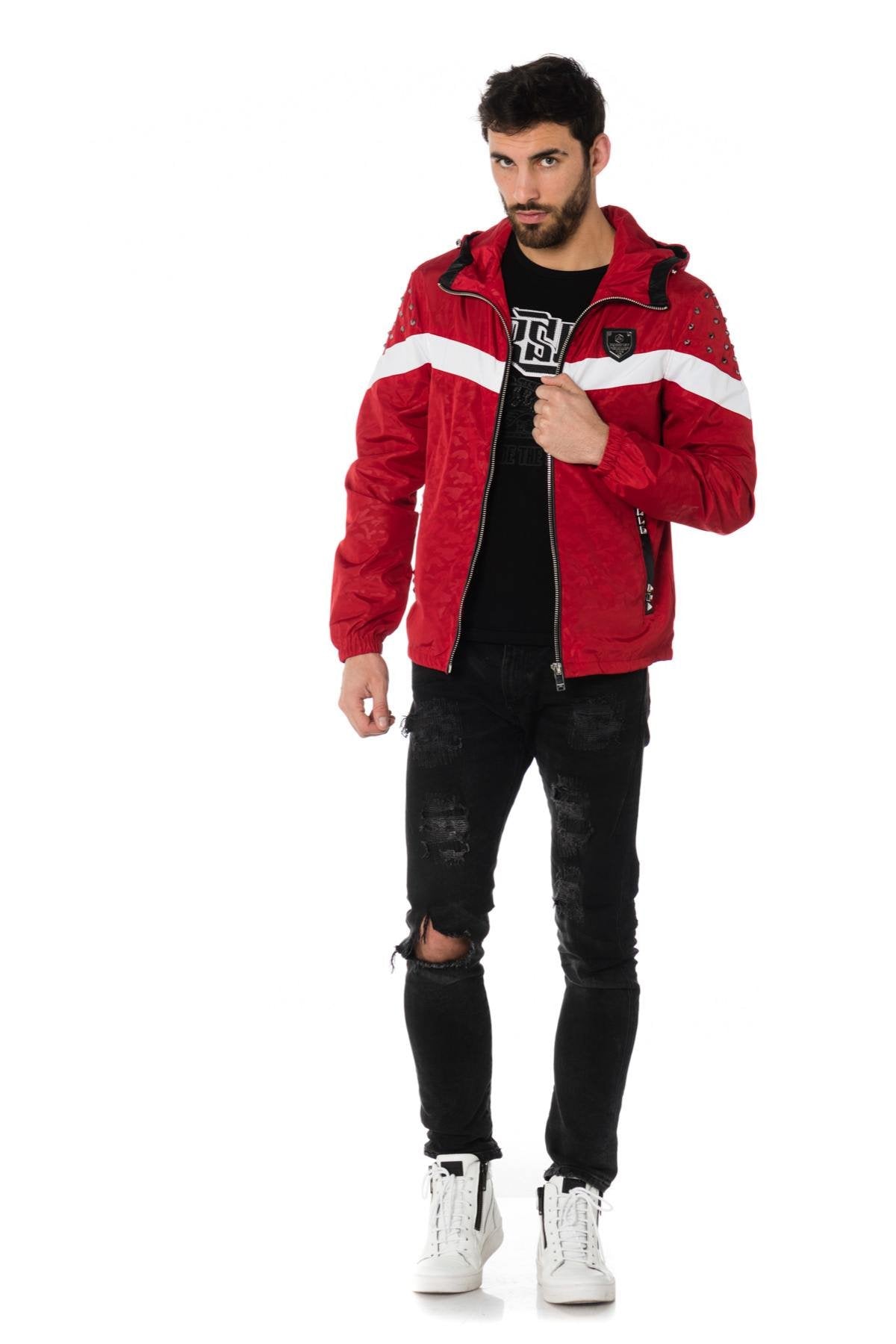 Red Horspist Hooded Jacket - Image n°4