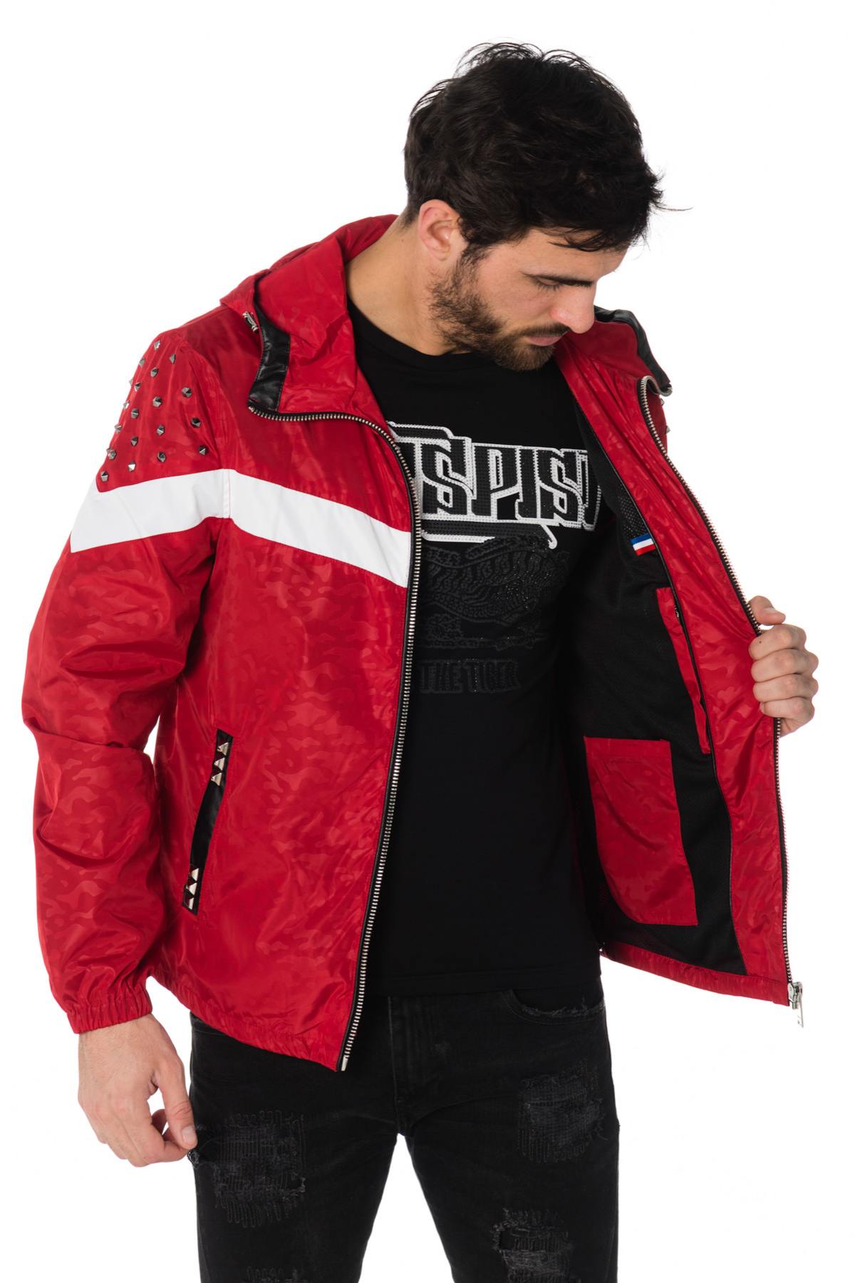 Red Horspist Hooded Jacket - Image n°6