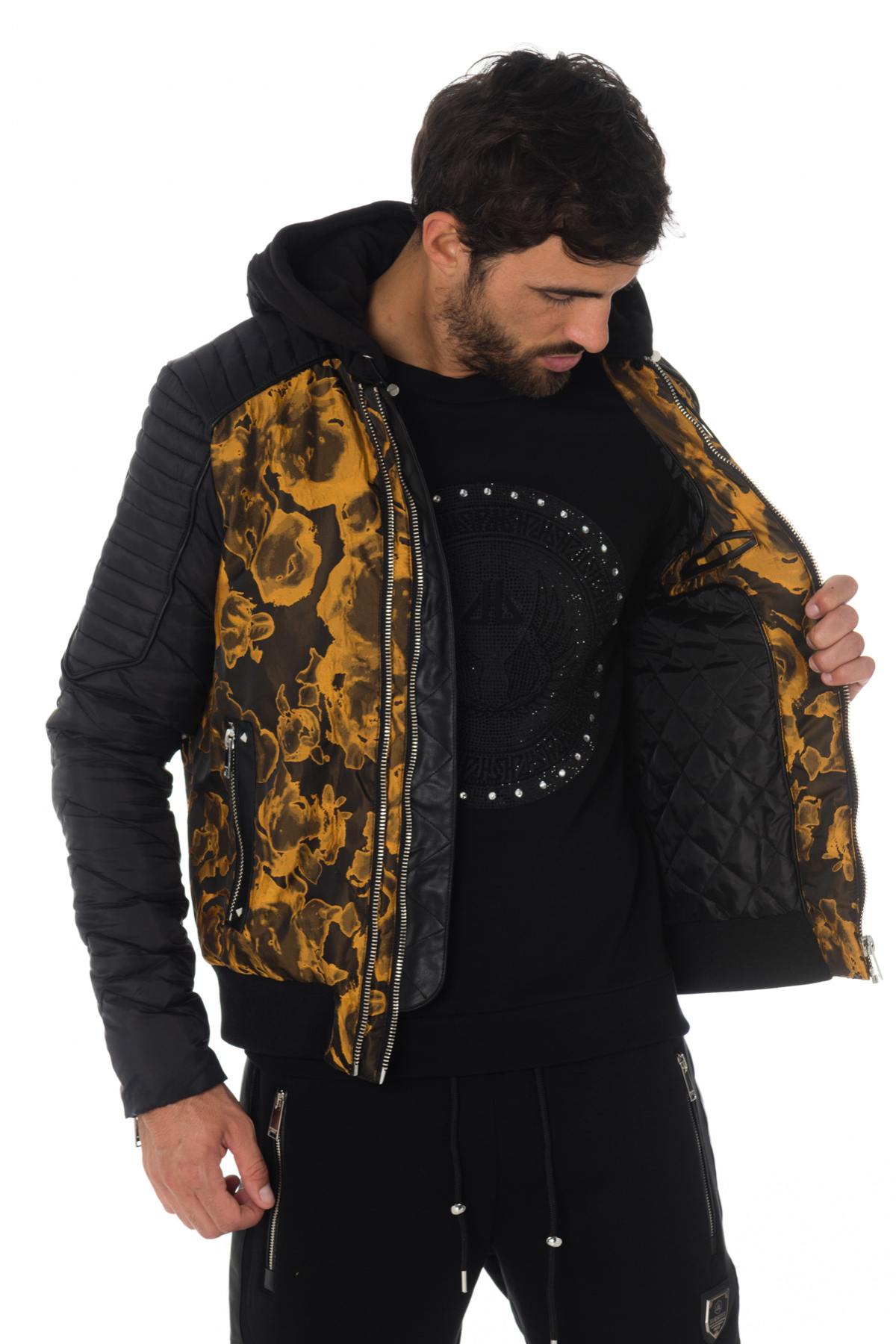 Black and gold Horspist bomber jacket - Image n°7