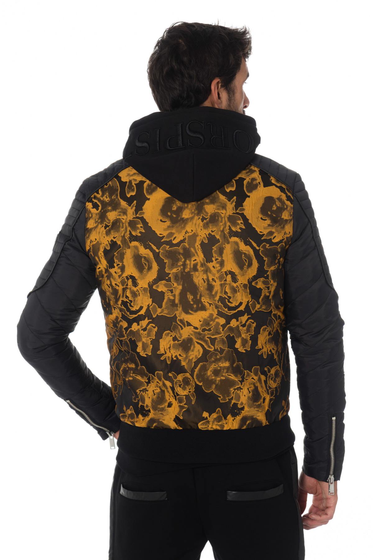 Black and gold Horspist bomber jacket - Image n°8