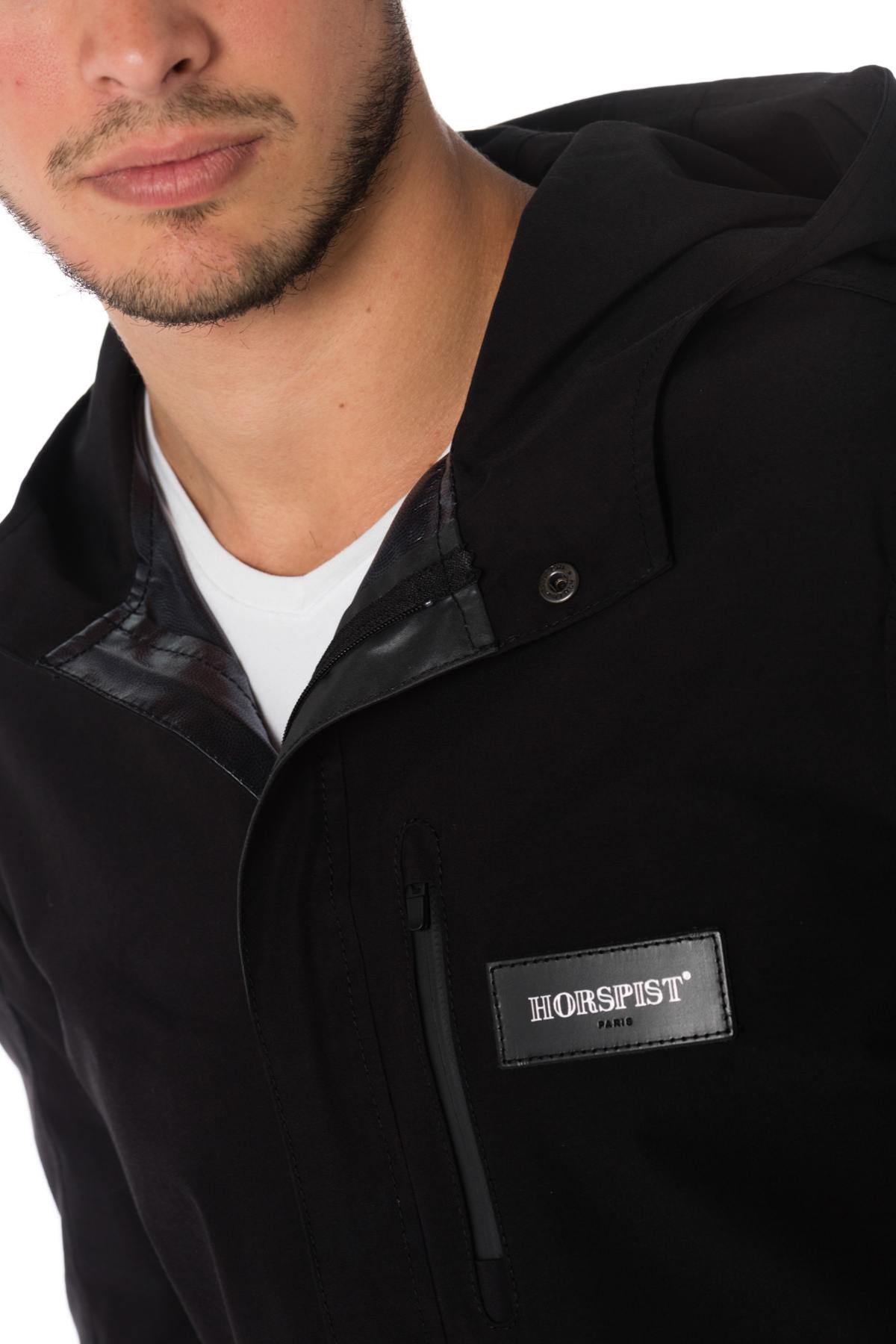 Horspist men's black and white windbreaker - Image n°6