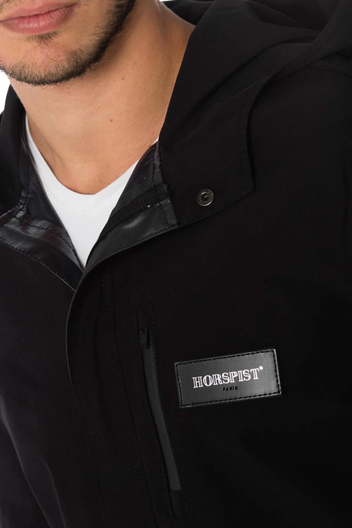 Horspist men's black and white windbreaker - Image n°10