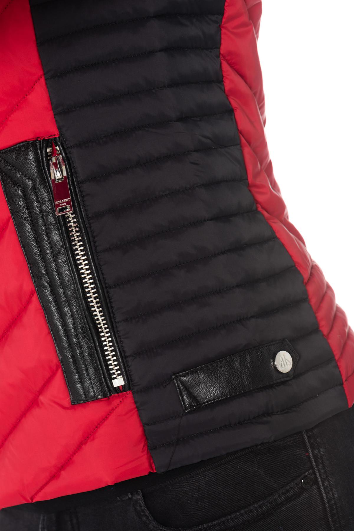 Horspist men's red down jacket - Image n°6