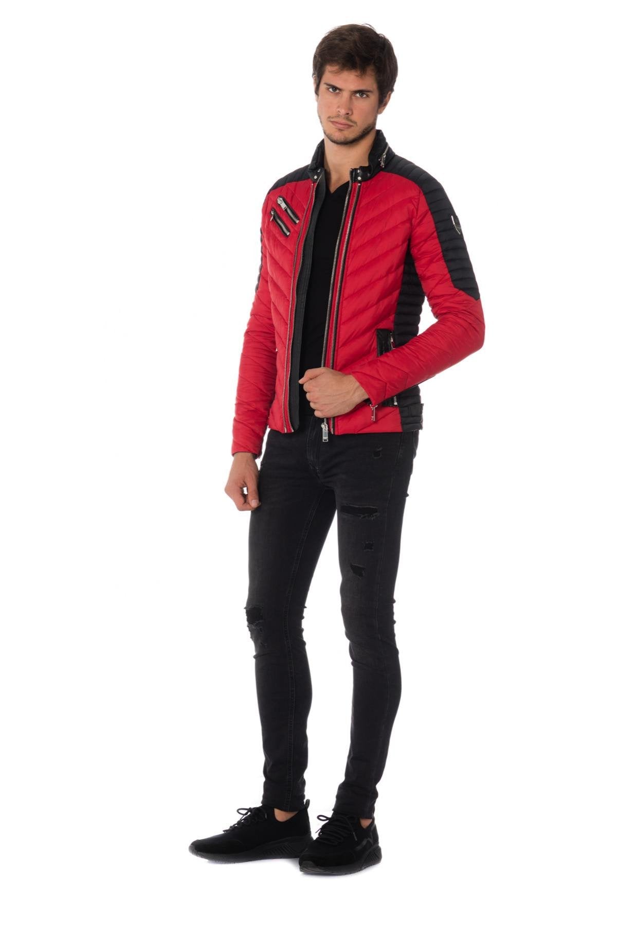 Horspist men's red down jacket - Image n°2