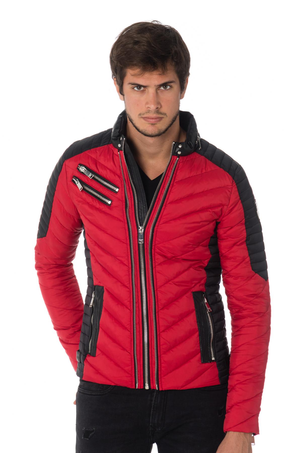 Horspist men's red down jacket - Image n°1