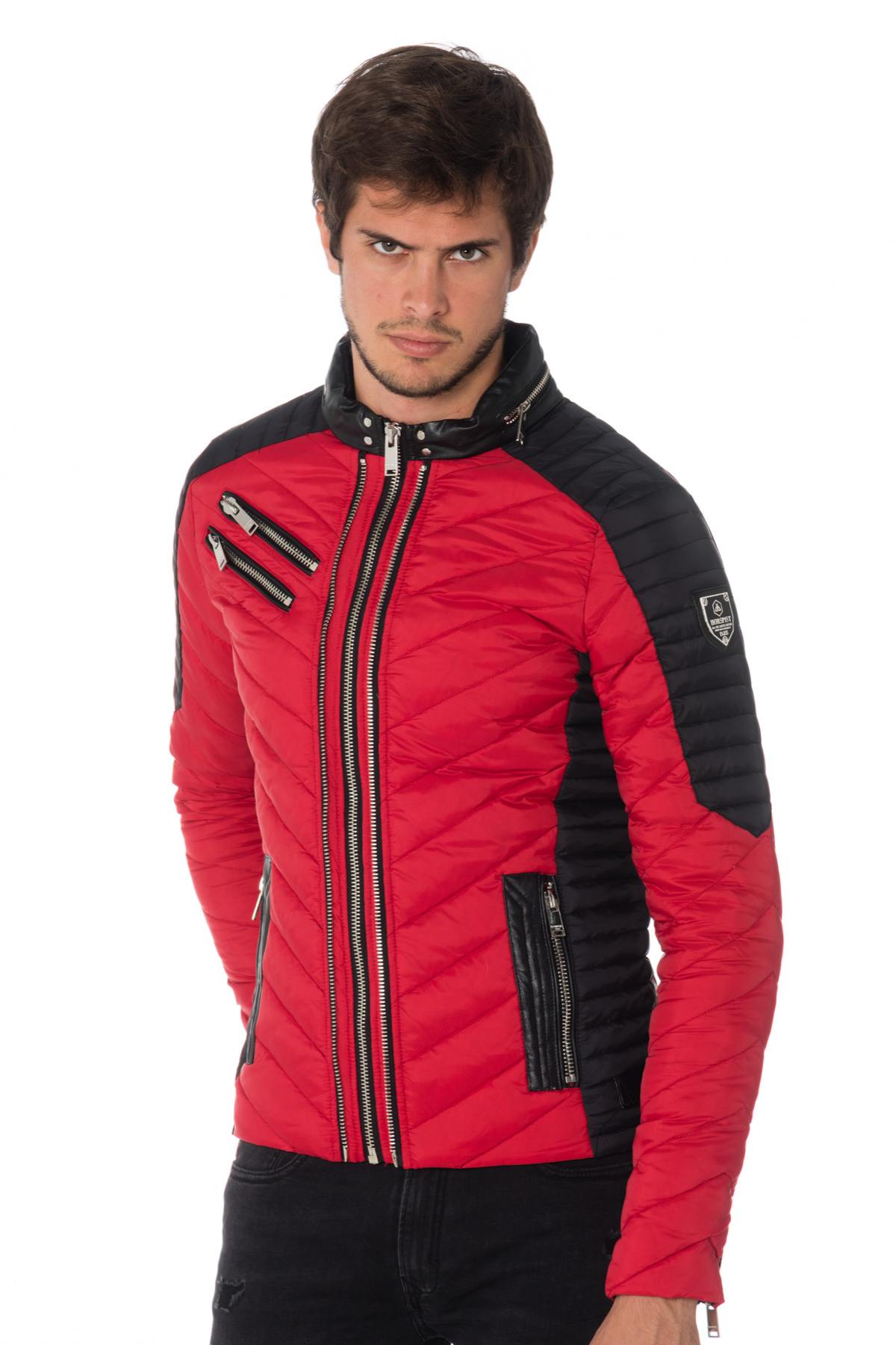 Horspist men's red down jacket - Image n°7