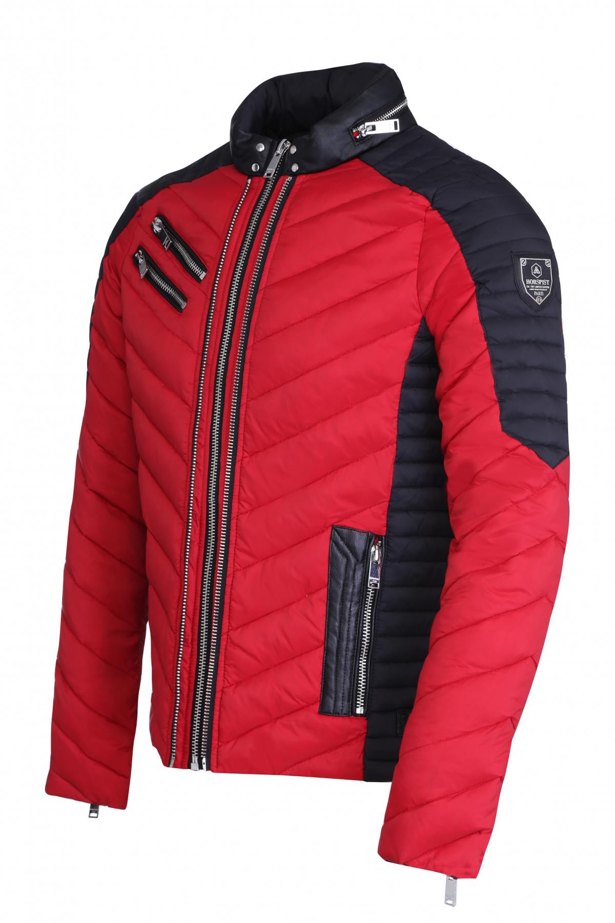 Horspist men's red down jacket - Image n°4