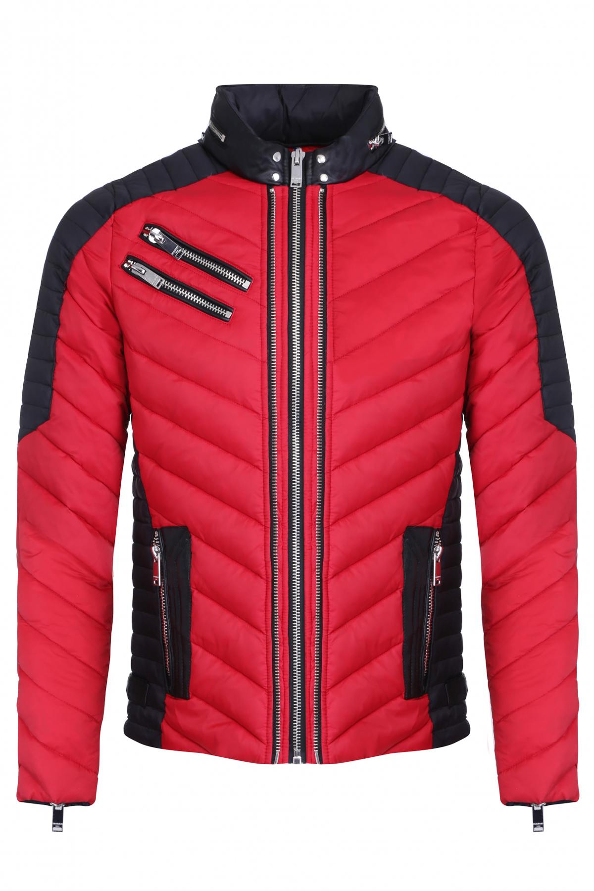 Horspist men's red down jacket - Image n°3