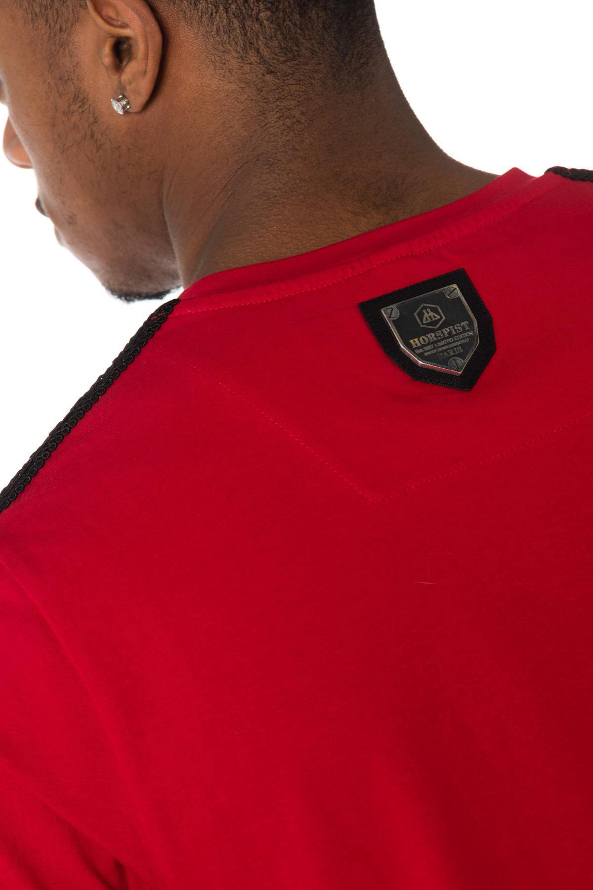 Men's plain red t-shirt - Image n°5