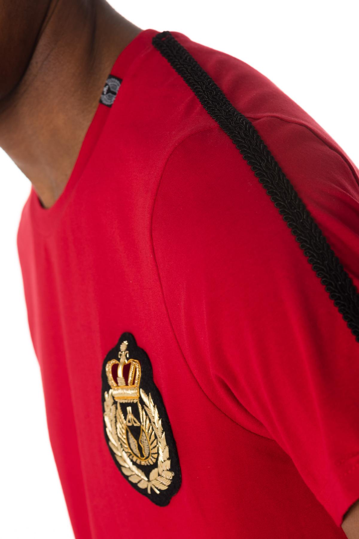 Men's plain red t-shirt - Image n°4