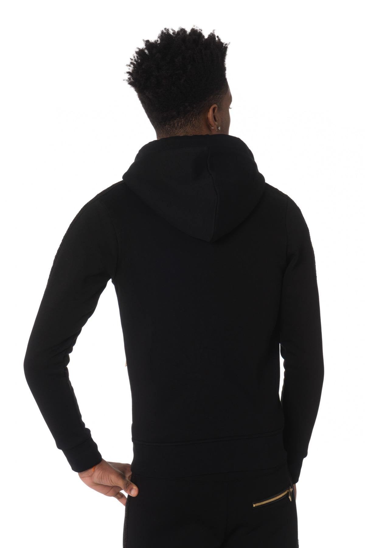 Men's black track jacket - Image n°4