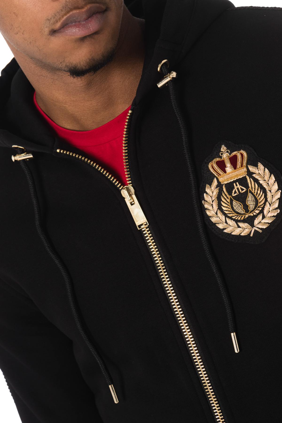 Men's black track jacket - Image n°6