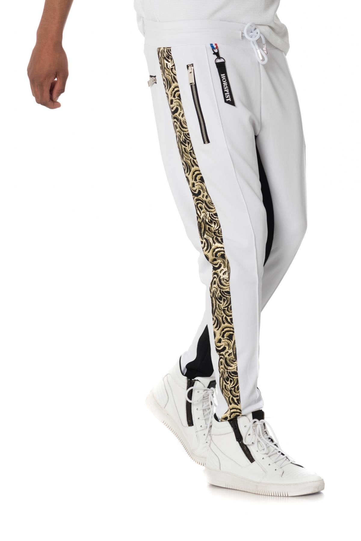 White and gold track pants - Image n°5