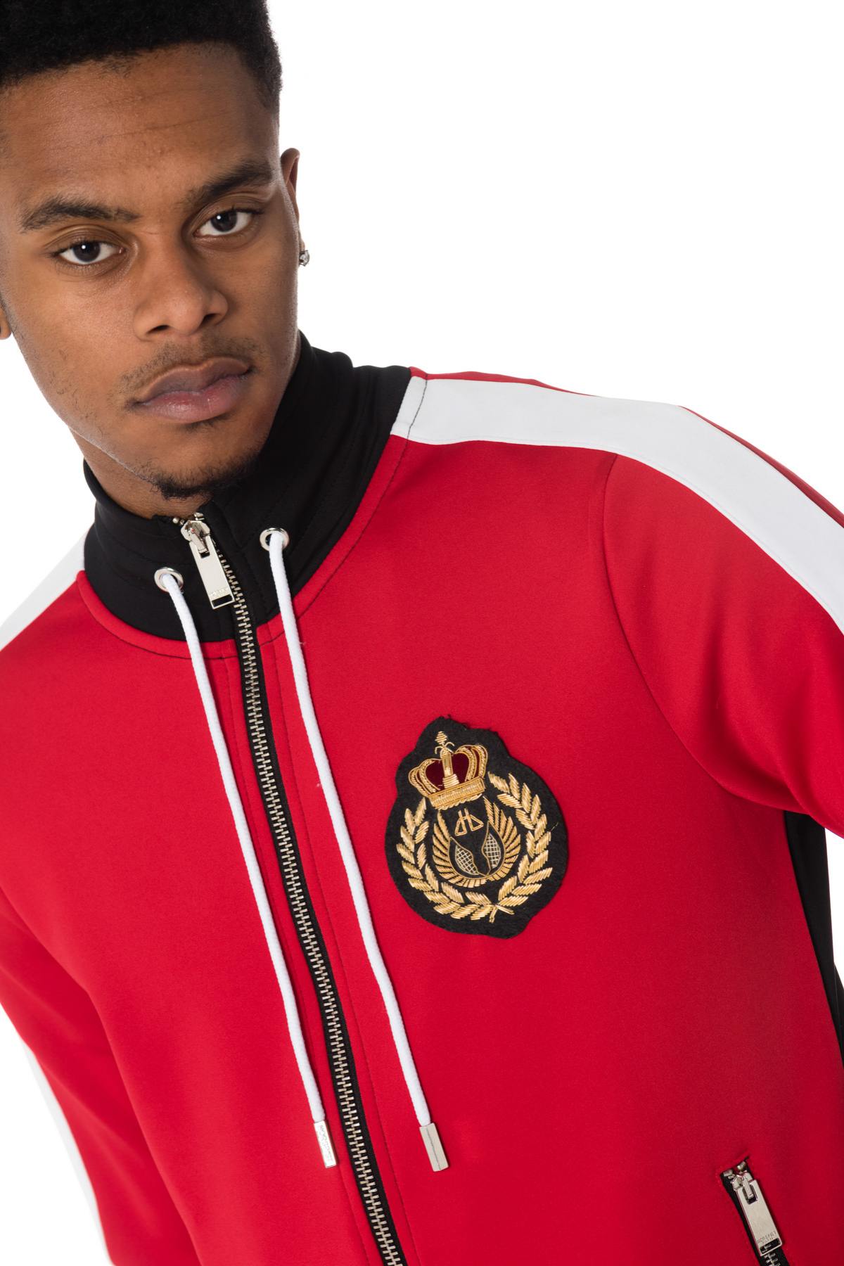 Men's red and black track jacket - Image n°5