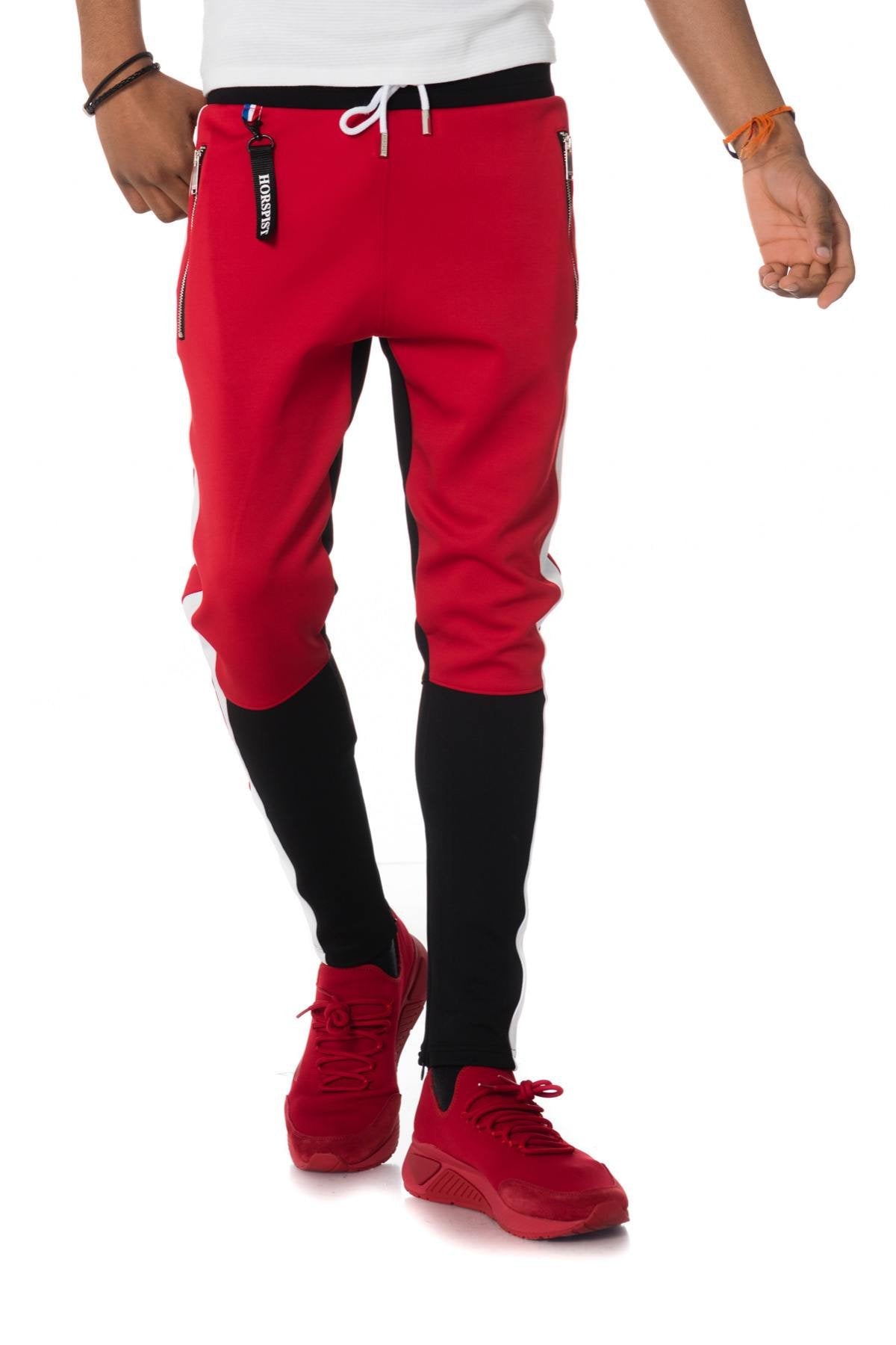 Red and Black Sweatpants - Image n°1