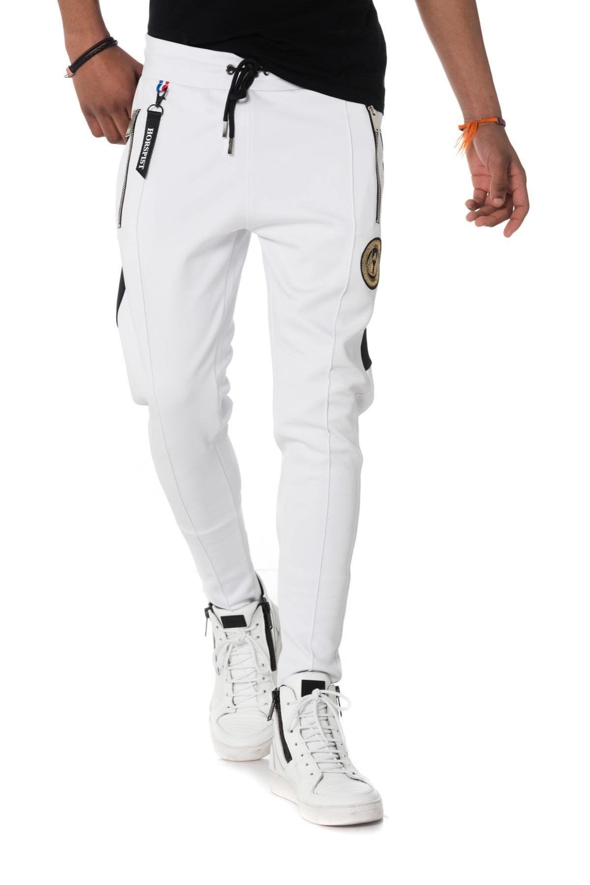 Men's white sweatpants - Image n°5