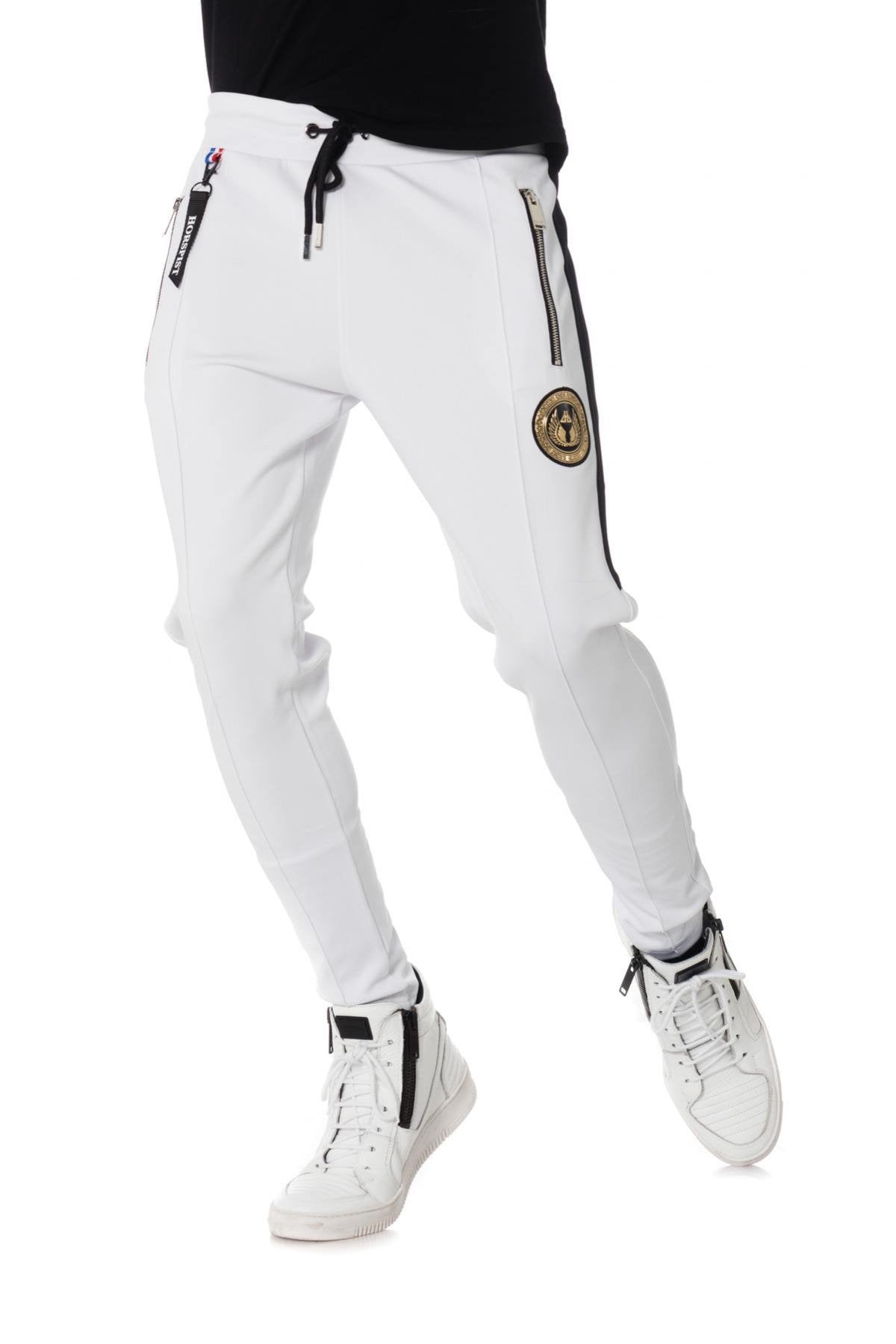 Men's white sweatpants - Image n°1