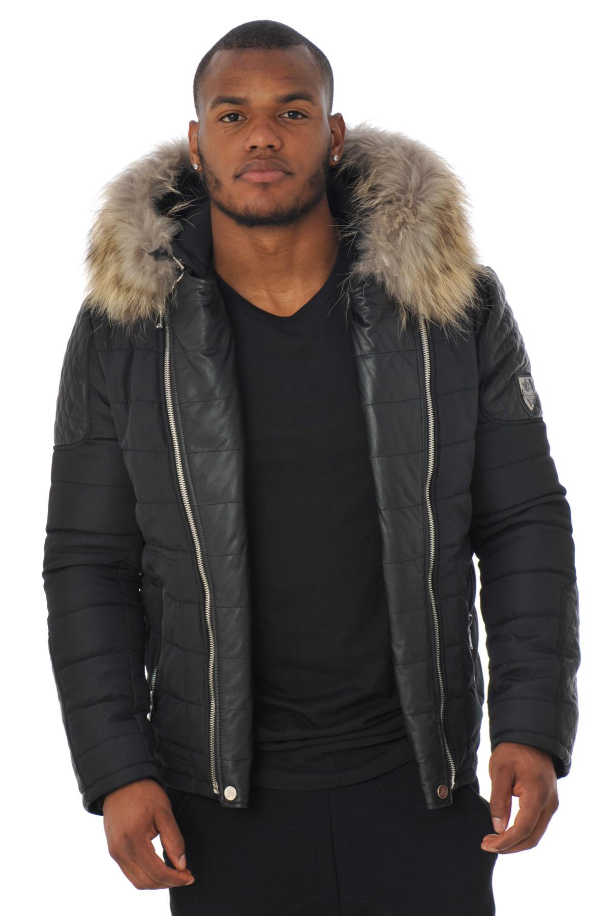 Horspist jacket in black polyester - Image n°1