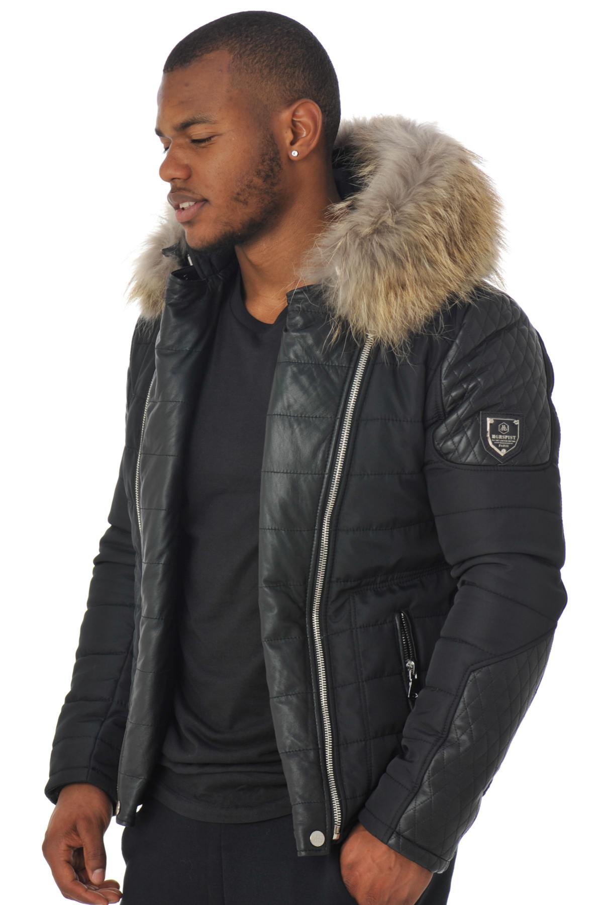 Horspist jacket in black polyester - Image n°4