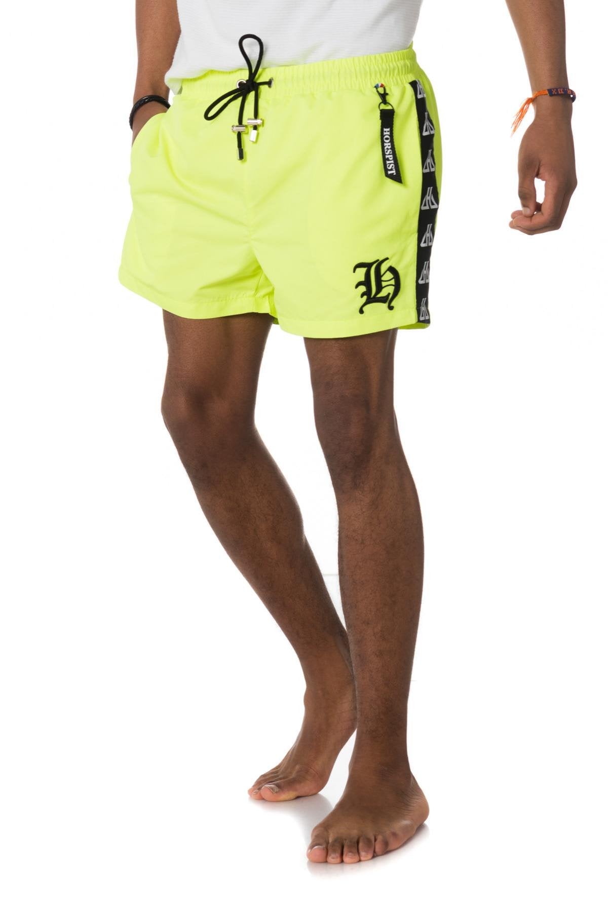 Neon yellow swim shorts - Image n°1